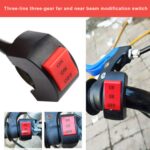 Motorcycle Handle Grip Headlight Switch (1 Piece) | Universal Bike Handlebar Light Control Switch - Image 3