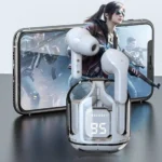 Air31 Wireless Crystal Transparent Bluetooth Earbuds - Airpods Style TWS with Type-C Charging, Heavy Bass, Noise Reduction and LED Display | Random Colour Pakistan - Image 4