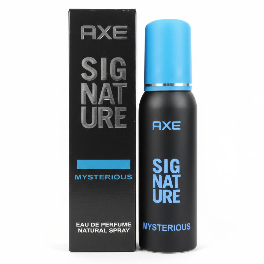 Axe Signature Mysterious Eau De Parfum 120ML Long Lasting Premium Men's Perfume with Warm & Spicy Fragrance