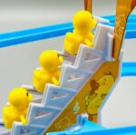 Smart Duck Ladder Climbing Race Set, Automatic Duck Climb Stairs Toy with Music, LED Lights & Sliding Track (3 Ducks) - Image 3