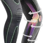 Knee Compression Support Sleeve, Elastic Knee Brace for Joint Stability, Sports Support & Everyday Comfort