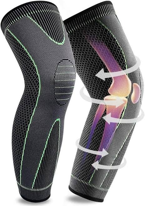 Knee Compression Support Sleeve, Elastic Knee Brace for Joint Stability, Sports Support & Everyday Comfort