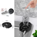 High Pressure Faucet Glass Rinser Automatic Cup Washer Kitchen Sink Cup Cleaner - Image 2