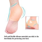 Silicone Anti Crack Heel Protectors Socks Set | Orthopedic Gel Heel Pads for Cracked Heels, Pain Relief & Moisturizing Support (1 Pair) - Image 5
