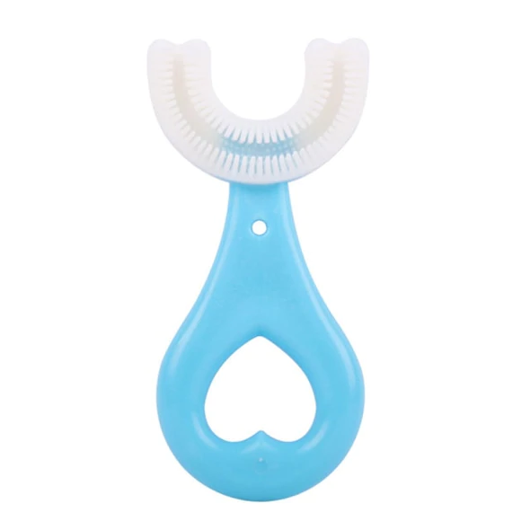 360 Degree U Shaped Baby Toothbrush Soft Silicone Kids Oral Care Brush