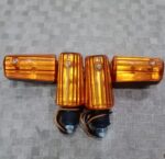 4PCS Fancy Flexible Bike Indicators Mini Size Unbreakable Yellow Lights - Image 2