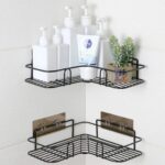 Rustproof Bathroom Corner Storage Organizer for Shower, Bathtub & Toilet | Wall Mounted Stainless Steel Shelf