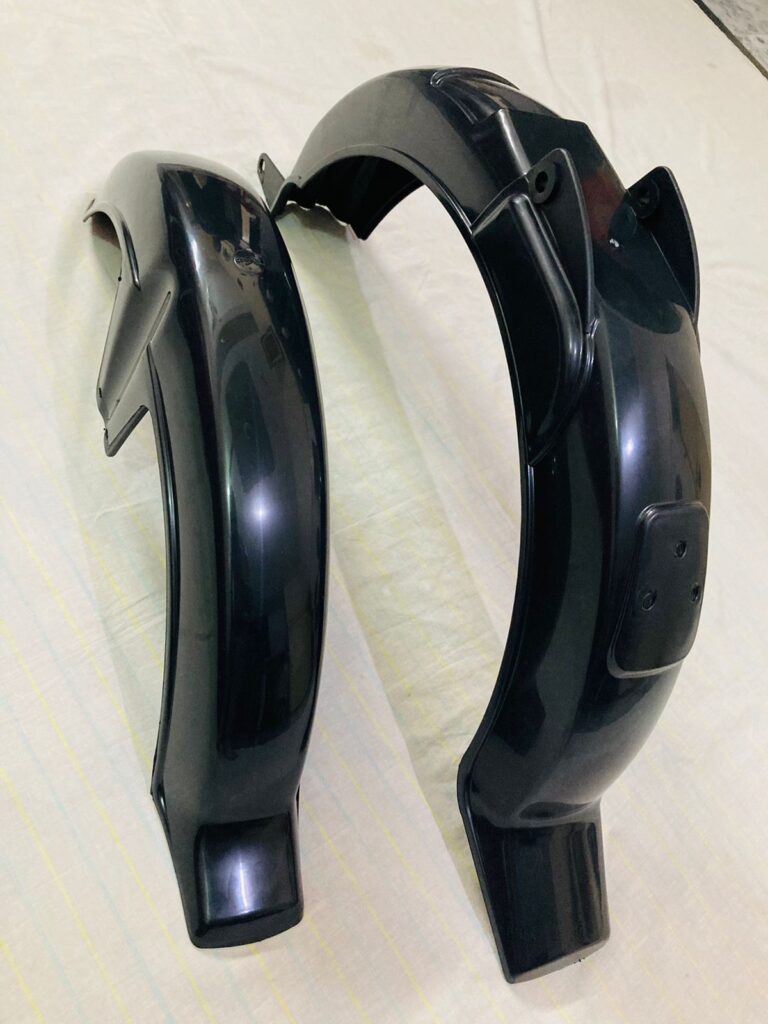 2PCS Motorcycle Plastic Fender Mudguards Set for 70CC Bikes Front & Back Rust Proof