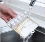 Spoon Rest (Plastic) Kitchen Utensil Rest with Pot Lid Holder Stand (Random Color) - Image 3