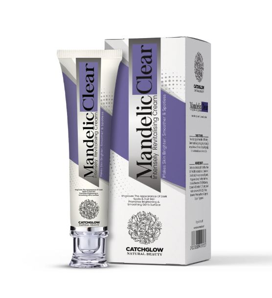 Mandelic Acid Brightening Cream 30ml | Dark Spot Remover, Skin Brightening Cream for Even Skin Tone & Glass Skin Glow