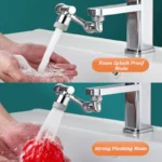 1080° Rotatable Faucet Aerator Splash Filter | Water Saving Kitchen & Bathroom Tap Extender Nozzle - Image 2