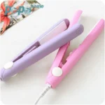 Mini Portable Hair Straightener Ceramic Mini Flat Iron for Travel - Image 3