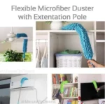Flexible Microfiber Duster with Telescopic Stainless Steel Handle Fan Cleaning Brush - Image 3