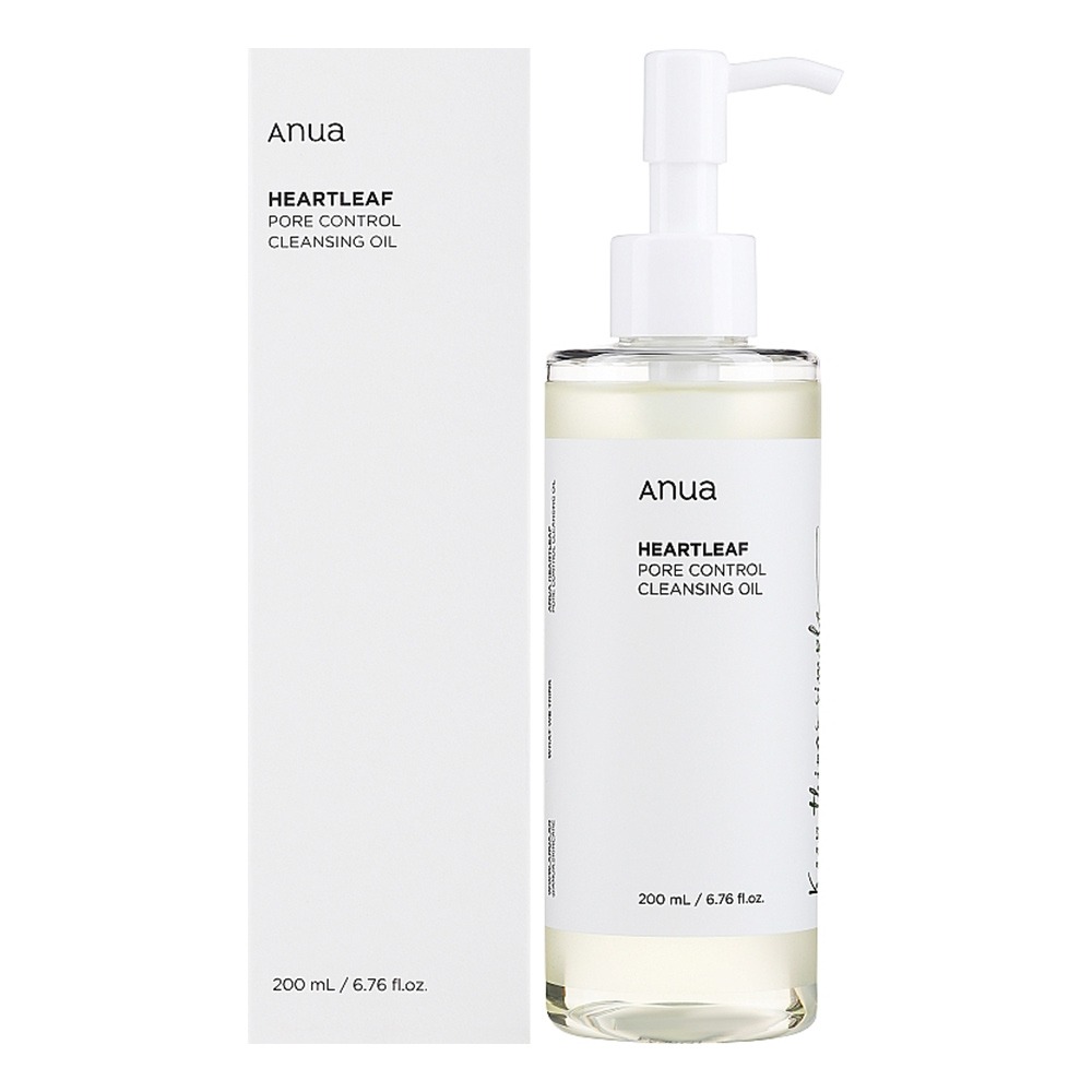 Anua Heartleaf Pore Control Cleansing Oil | Deep Cleansing Makeup Remover for Pores, Sebum & Blackheads | Imported Korean Skincare
