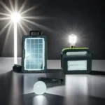Solar Powered Light System with Flashlight, Emergency Power Bank & Camping LED Bulb Kit - Image 2