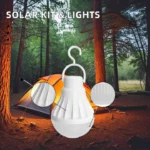 Solar Powered Light System with Flashlight, Emergency Power Bank & Camping LED Bulb Kit - Image 3