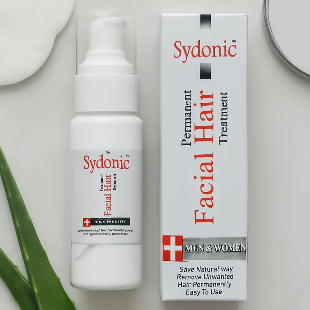 Sydonic Permanent Facial Hair Treatment 100ml Unwanted Hair Reduction Solution for Men & Women Sydonic Permanent Facial Hair Treatment 100ml Unwanted Hair Reduction Solution for Men & Women