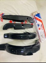 3 Piece Motorcycle Plastic Mudguards & Chain Cover Set for 70cc Bikes | Rust Proof Heavy Duty Bike Body Kit - Image 2