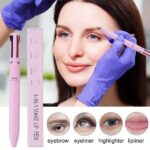 4 In 1 Makeup Pen Eyeliner Eyebrow Pencil Lipstick Highlighter Waterproof - Image 4