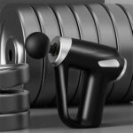 KH-810 Mini Massage Gun | Rechargeable Handheld Deep Tissue Muscle Massager with 4 Heads & 6 Speed Levels (Random Color) - Image 3
