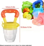 GNC Baby Fruit Feeder Pacifier | Silicone Baby Food Feeder for Fruits & Vegetables | Teething & Self-Feeding Tool - Image 2