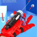 Spiderman Web Dart Shooter Toy | Kids Spider Launcher with Optional Gloves | Superhero Role-Play Toy