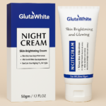 Gluta White Night Cream 50ml Advanced Brightening, Nourishing & Anti-Aging Overnight Formula - Image 2