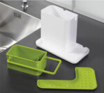 3 in 1 Soap Pump Dispenser with Sponge Holder | Self Draining Kitchen Sink Organizer - Image 2