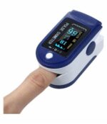 Fingertip Pulse Oximeter Blood Oxygen SpO2 & Heart Rate Monitor Portable LED Display with Battery Included