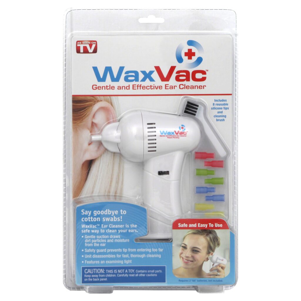 WaxVac Ear Cleaner, Battery Operated Electric Ear Wax Remover