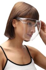 Bikers & Cyclers Full Face Shield Mask with Eye Protector Dust Wind Protection - Image 3