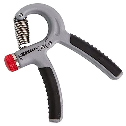 Adjustable Hand Grip Strengthener | Forearm & Wrist Workout Trainer with Resistance Counter (Random Color)