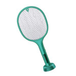 Rechargeable Electric Mosquito Killer Racket with LED Flashlight | 2 in 1 USB Mosquito & Fly Swatter (Random Color)