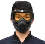 Snowboard Motorcycle Full Face Mask Shield Goggles | Anti-Fog UV Protection Riding Glasses for Motorcycle, Motocross & Off-Road Sports