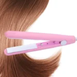 Mini Portable Hair Straightener Ceramic Mini Flat Iron for Travel - Image 2
