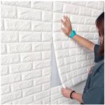 3D Faux Brick Wall Stickers Self Adhesive Waterproof Foam Wallpaper 70x77cm | DIY Home Decor Panels for Bedroom & Living Room - Image 3