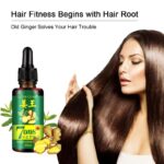 7 Day Ginger Germinal Oil Hair Nutrient Solution – Hair Growth Essence Liquid 30ml Fast Natural Hair Loss Treatment - Image 5