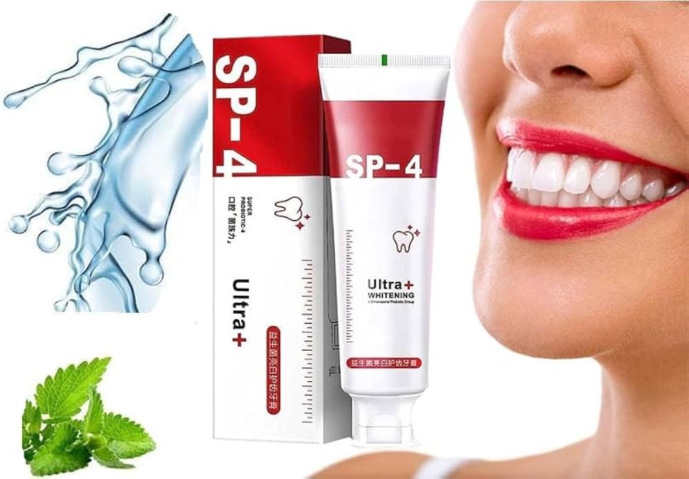 Yayashi SP 4 Ultra Whitening Toothpaste 120g Strong Stain Removal & Fresh Breath Daily Oral Care