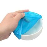 Silicone Food Covers Set of 4 Reusable Stretch Lids Fresh Keeping Wraps - Image 3