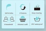 CNAIER 4-in-1 Rechargeable Electric Bath & Body Scrub Brush Set | Waterproof Spin Spa Body Cleaner (Random Color) - Image 5