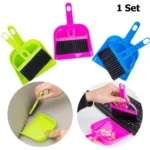 Mini Desktop Sweep Cleaning Brush with Dustpan Cute Small Broom Set for Table & Car Cleaning - Image 3