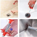 Metal Flexible 30cm Wire Brush Drain Cleaner – Sink, Sewer & Pipe Dredging Tool Clog Remover - Image 3