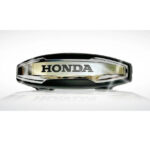 Universal Front Monogram for Honda Motorcycles with Reflectors | Premium Chrome Front Badge | Sleek & Elegant Design