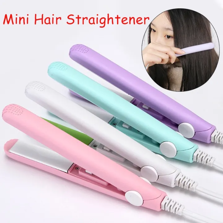 Mini Portable Hair Straightener Ceramic Mini Flat Iron for Travel