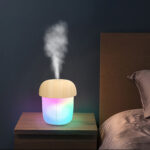 Mushroom Shape Portable Mini Humidifier 300ml USB Aroma Diffuser Cool Mist - Image 3