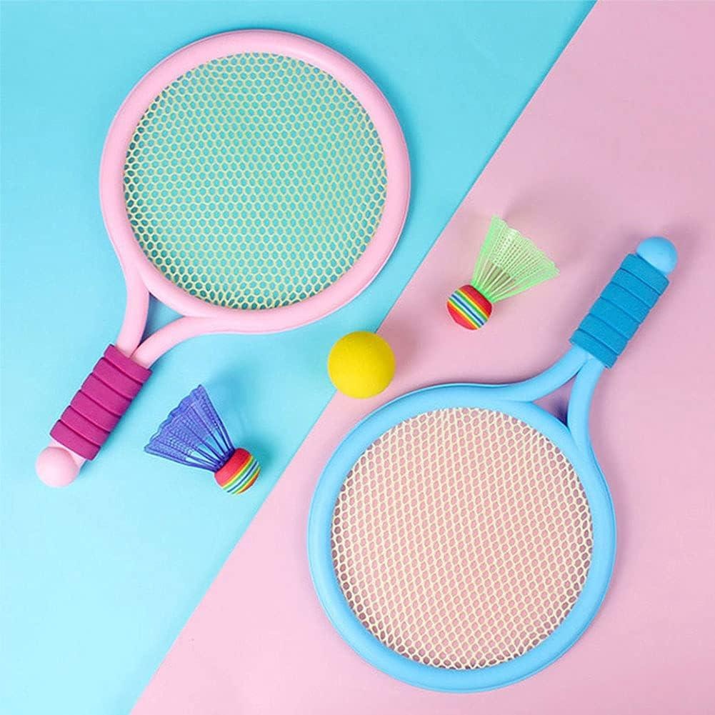 Kids Badminton & Tennis Racket Set, 2 Rackets, 1 Ball & 1 Shuttlecock | Indoor & Outdoor Sports Toy (Random Color).jpg Kids Badminton & Tennis Racket Set, 2 Rackets, 1 Ball & 1 Shuttlecock | Indoor & Outdoor Sports Toy (Random Color)