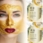 Retinol Snake Venom Peptide Gold Mask, Anti-Aging Brightening Face Mask, Moisturizing Oil Control Peel Off Mask, Anti-Wrinkle Skin Care Mask 100g