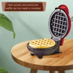 Mini Waffle Maker Non Stick Breakfast Machine Easy Clean Compact Waffle Maker - Image 4