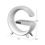 G63 RGB Bluetooth Speaker with 10W Wireless Charging | 4 in 1 LED Night Lamp, Alarm Clock & Charging Station - Image 5