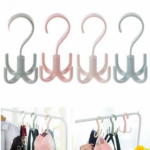 Rotatable Wardrobe Hook Organizer for Closet | Hanging Storage Rack for Bags, Belts & Scarves